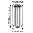 Kép 2/3 - FCCFE10BB vastalanító szűrőbetét Big Blue