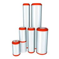 Gyantával kezelt, kókusz héj aktív szénnel töltött szűrőbetétek