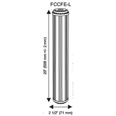 FCCFE-L vastalanító szűrőbetét