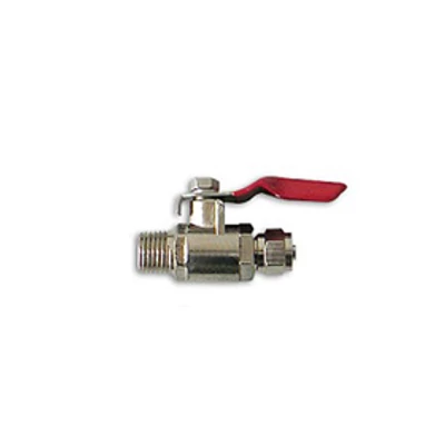 Feltöltő golyós csap 3/8″ cső és 1/4″ külső menetes csatlakozással 
