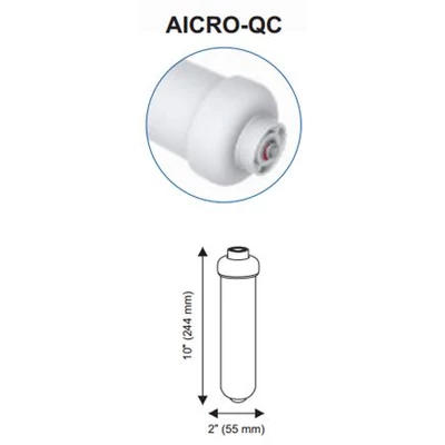 AICRO-QC Aktív szén szűrőpatron
