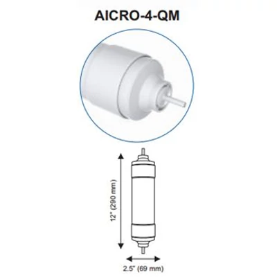 AICRO-4-QM Aktív szén szűrőpatron