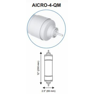AICRO-4-QM Aktív szén szűrőpatron