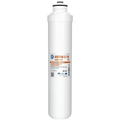 AISTRO-2-TW In-line vízlágyító és vastalanító patron az EXCITO-WAVE készülékhez